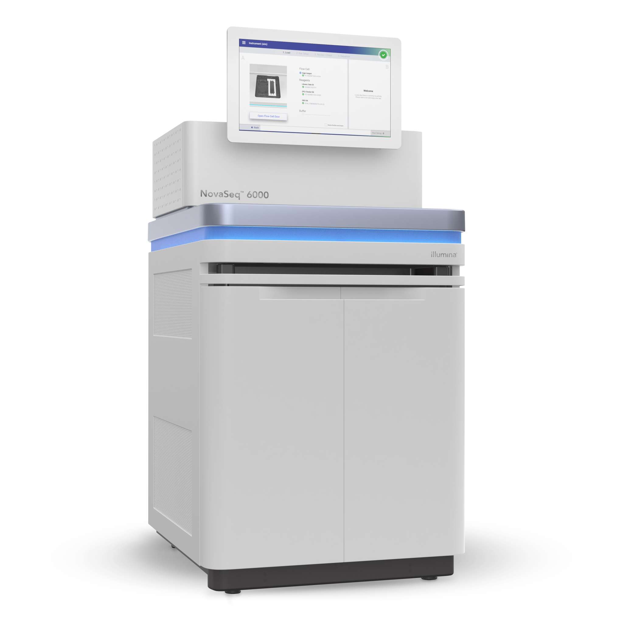 Illumina NovaSeq 6000 next-generation sequencer vector graphic