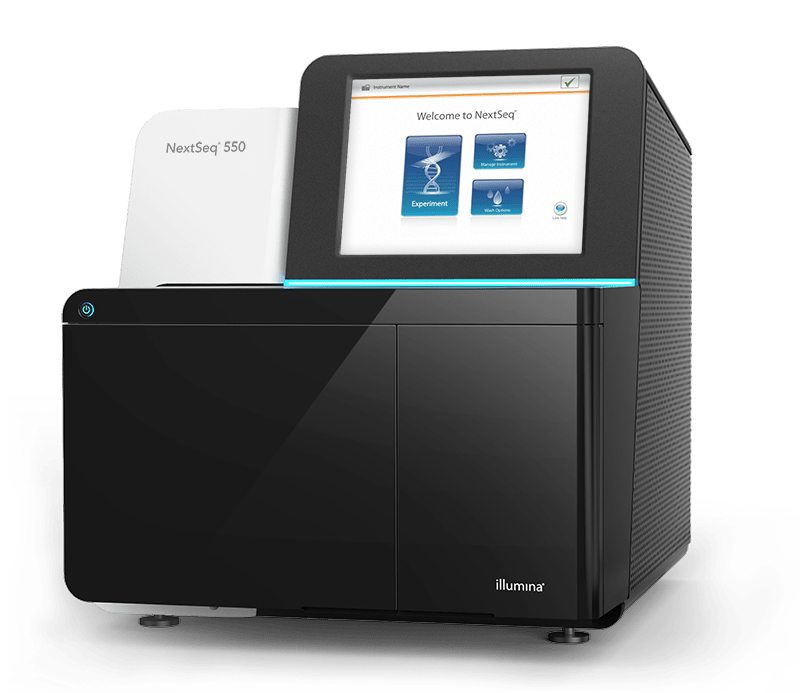 Illumina NextSeq 550 next-generation sequencer vector graphic